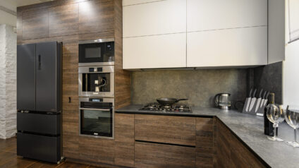 The Shiny Secret to a Contemporary Home: High Gloss Luxe Cabinets