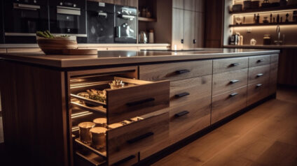 luxury custom cabinetry.