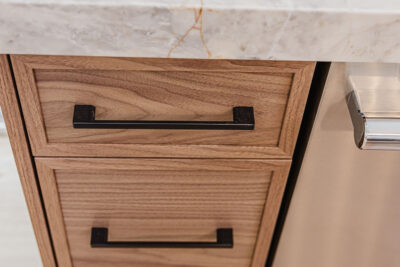 natural wood cabinetry