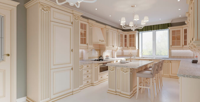 luxury classic kitchen design