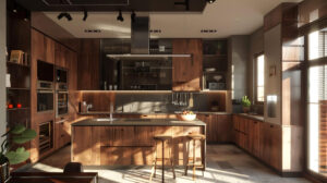 Batu Wood Turned a Simple Room