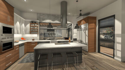 Batu Wood Turned a Simple Room