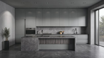 Fog Grey Kitchen Design