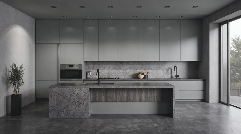 Fog Grey Kitchen Design