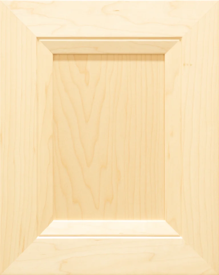 Belmont Maple Clear cabinet door