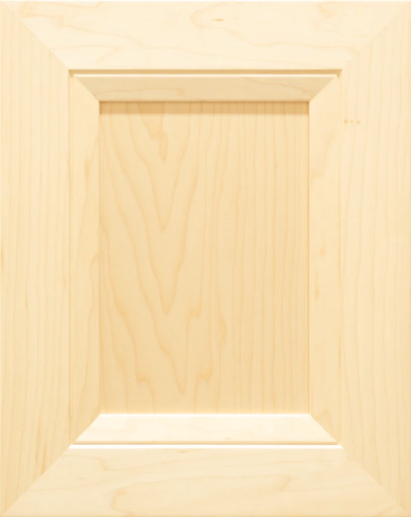 Belmont Maple Clear cabinet door