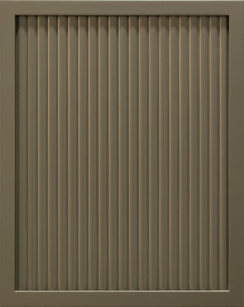 Giovanna Reeded Maple ADH Brown cabinet door