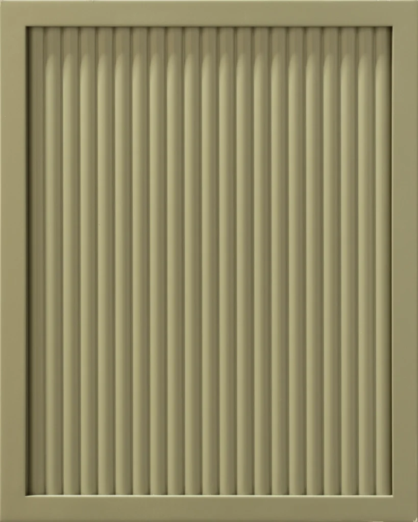 Giovanna Reeded Maple Amazon cabinet door