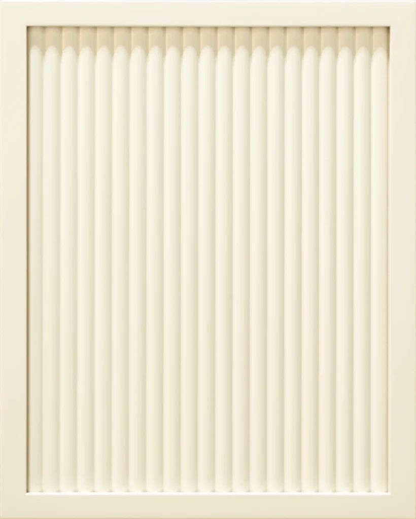 Giovanna Reeded Maple Pale Oak cabinet door
