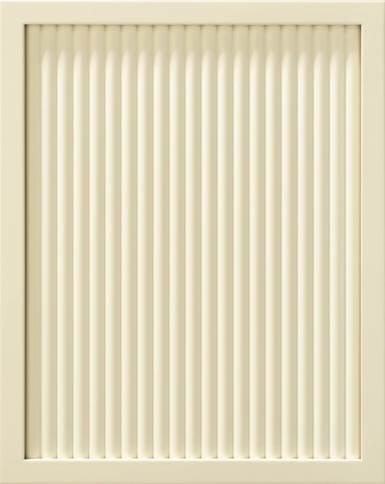 Giovanna Reeded Maple Shoji White cabinet door