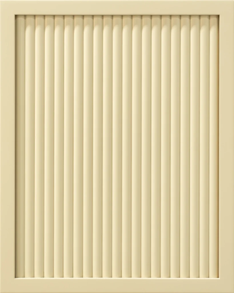 Giovanna Reeded Maple Universal Khaki cabinet door