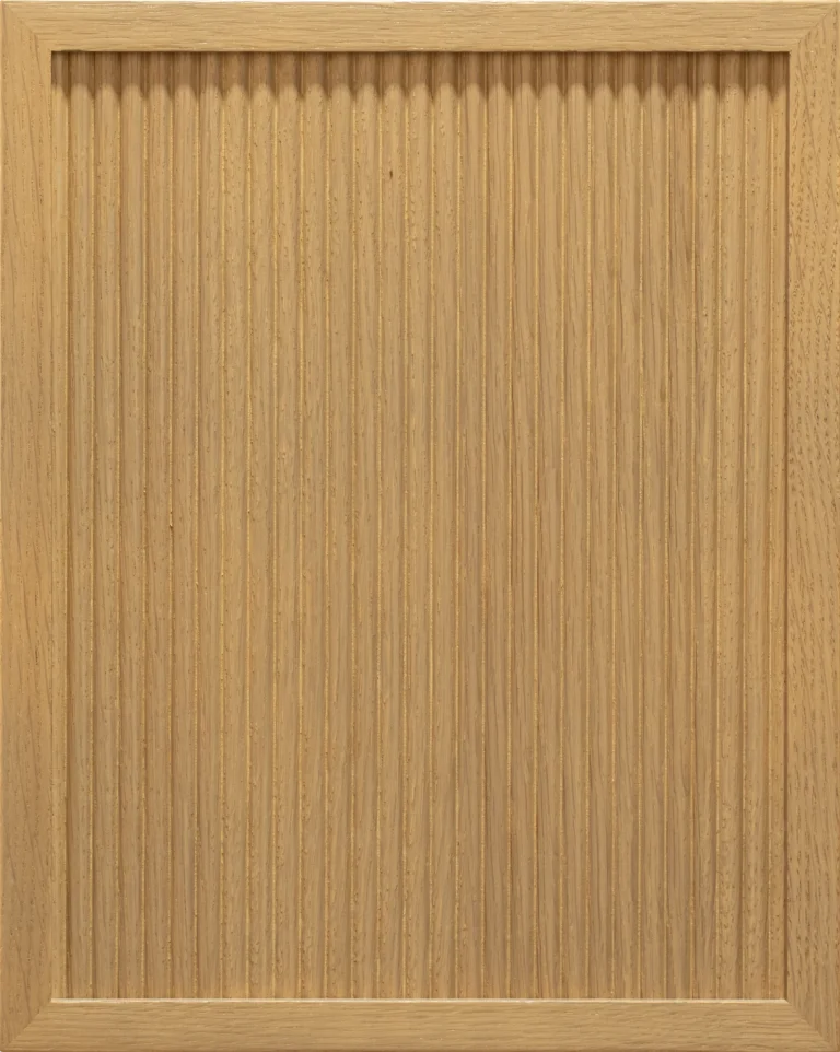 Giovanna Reeded Rift White Oak California Oak cabinet door