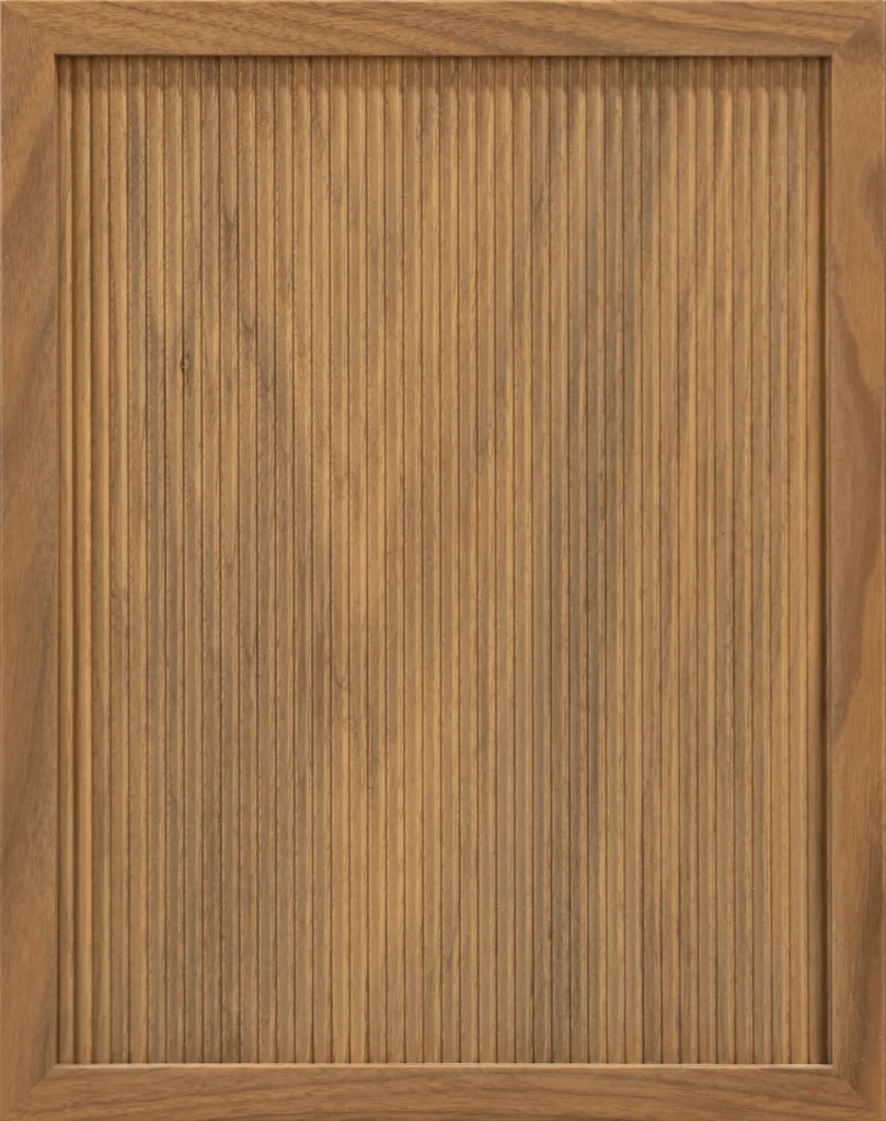 Giovanna Reeded Walnut Sahara cabinet door