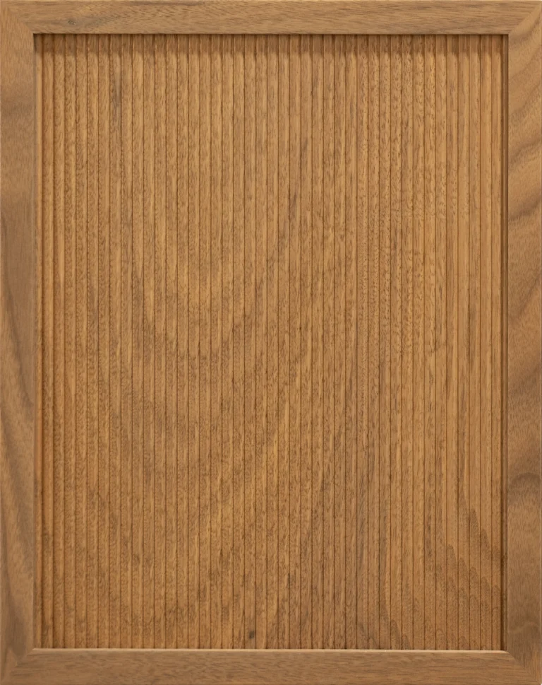Giovanna Reeded Walnut Sahara cabinet door