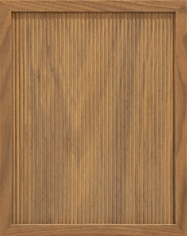 Giovanna Reeded Walnut Sahara cabinet door