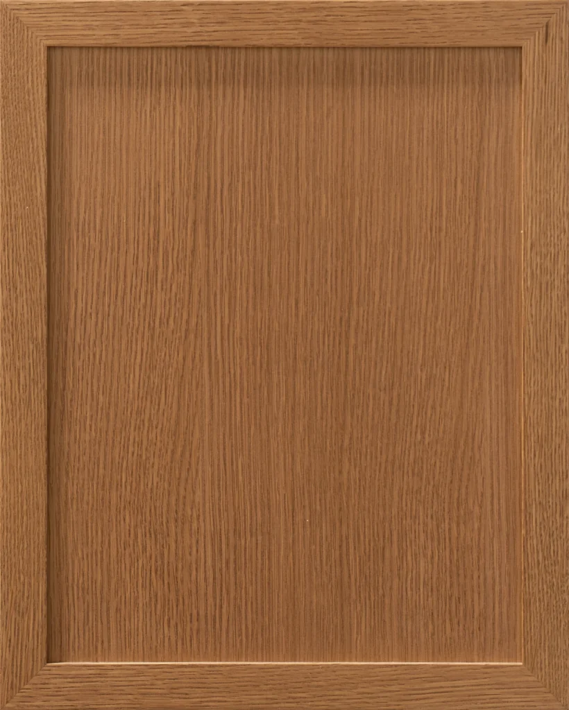 Giovanna Rift White Oak Candle Light cabinet door