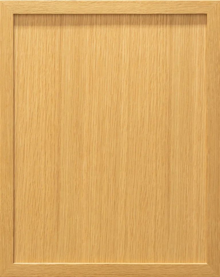 Giovanna Rift White Oak Clear cabinet door
