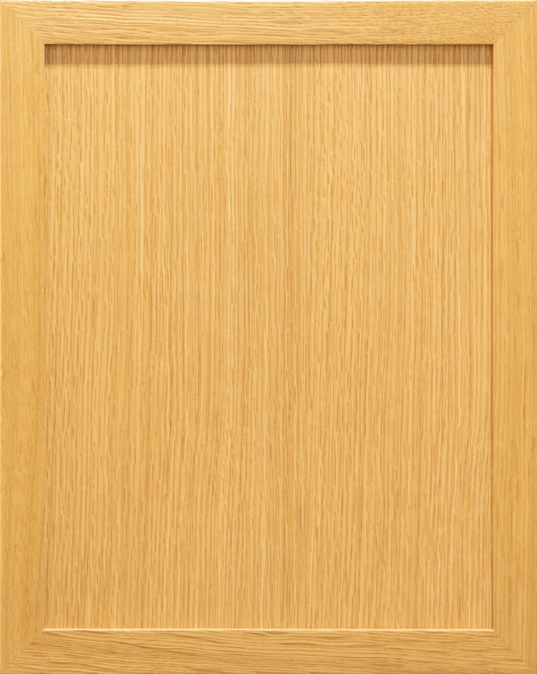 Giovanna Rift White Oak Clear cabinet door
