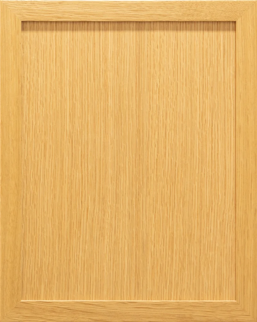Giovanna Rift White Oak Clear cabinet door