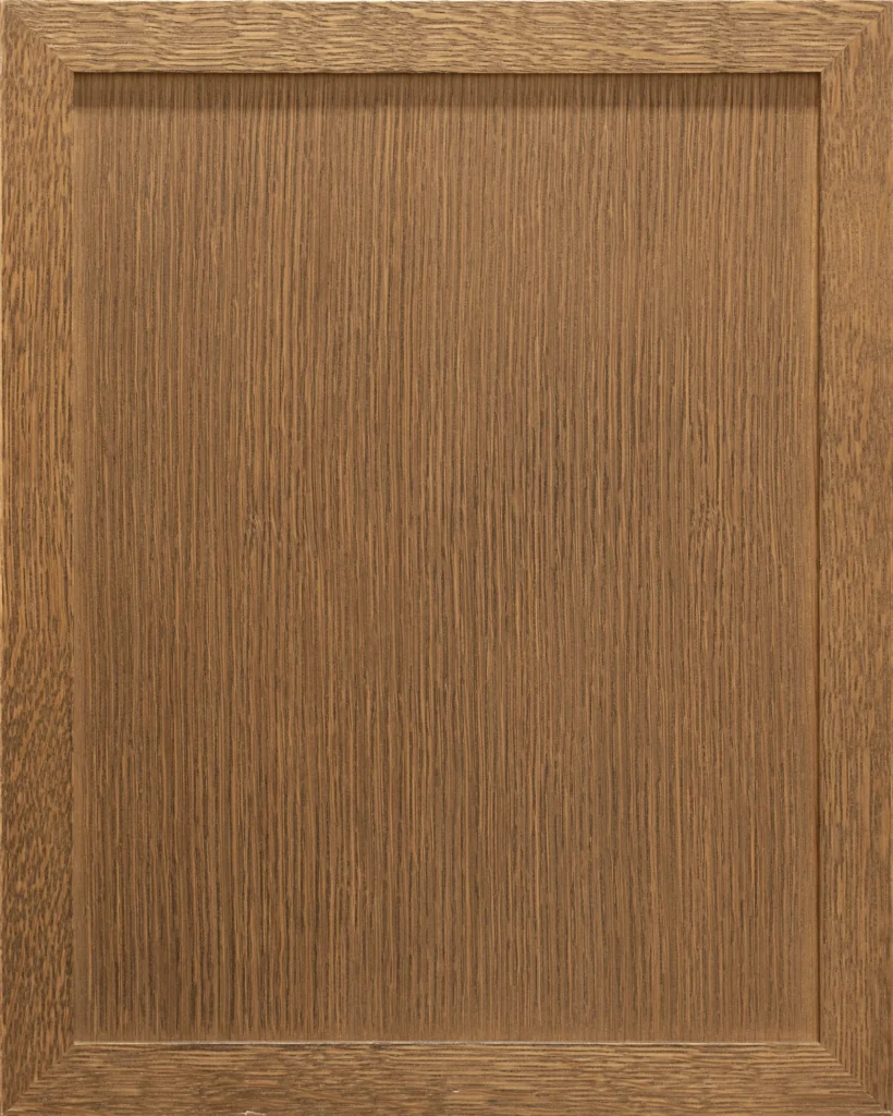 Giovanna Rift White Oak Java cabinet door