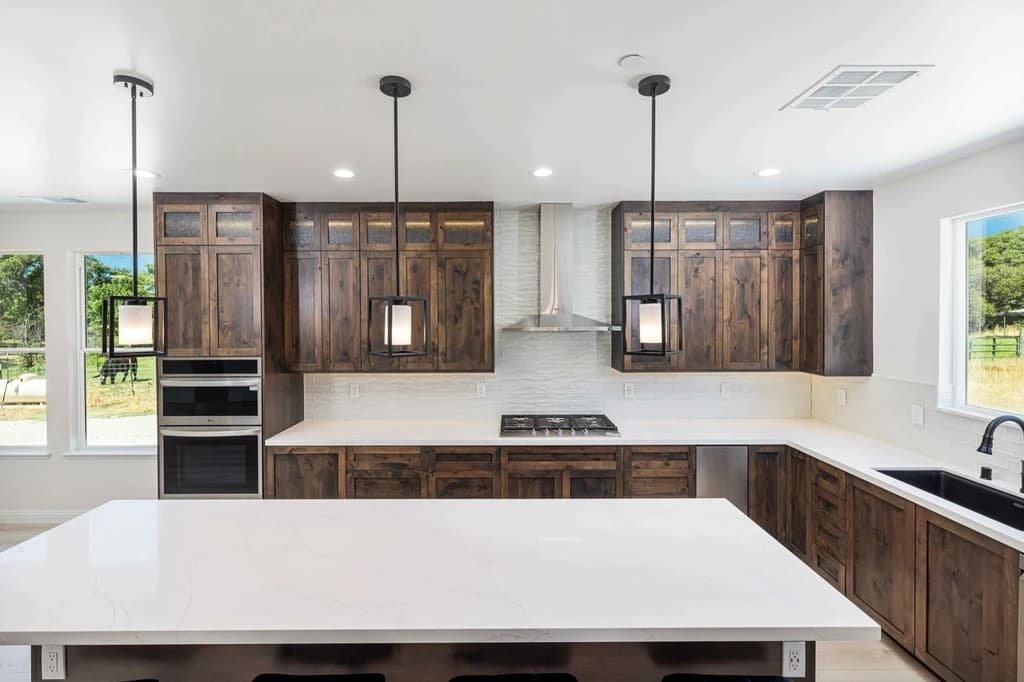 A finished DreamLine kitchen