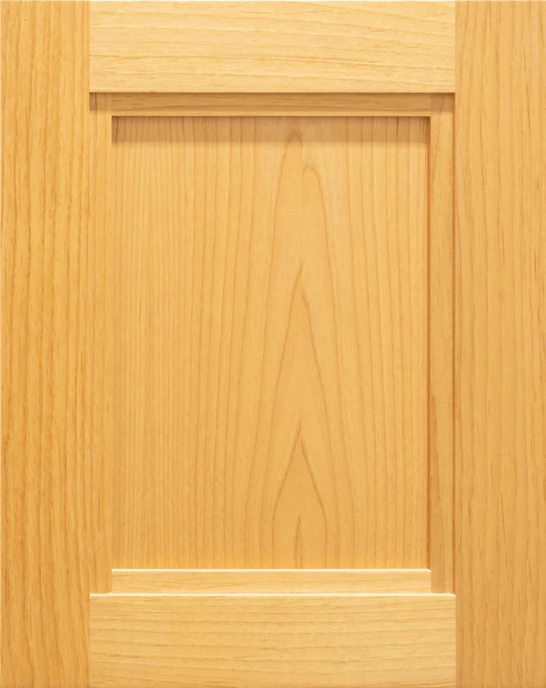 Marine Alder Clear cabinet door