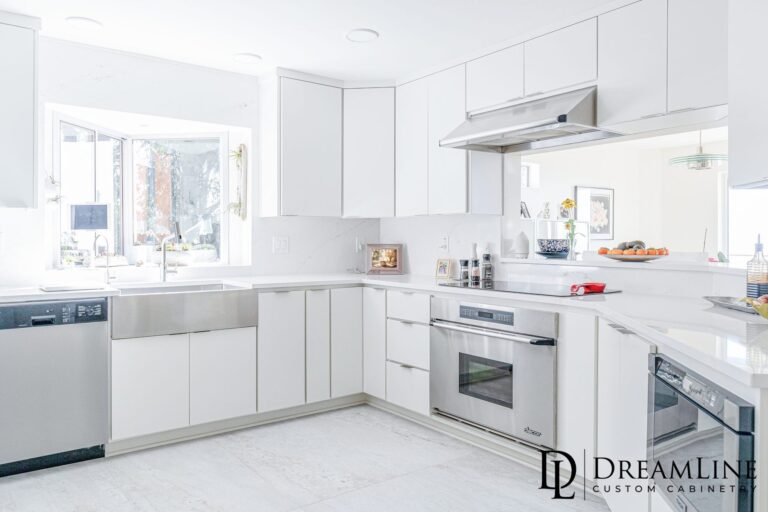 All-White Kitchen in Oakland
