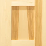 Shaker Hickory Clear cabinet door