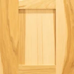 Shaker Hickory Clear cabinet door