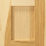 Shaker Hickory Clear cabinet door