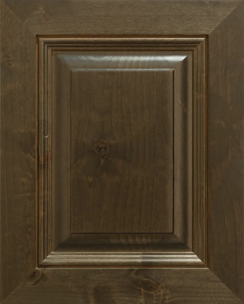 Ventura Rustic Alder New Ebony cabinet door